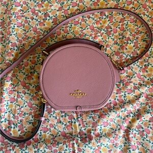 Coach Mauve Round Crossbody Bag